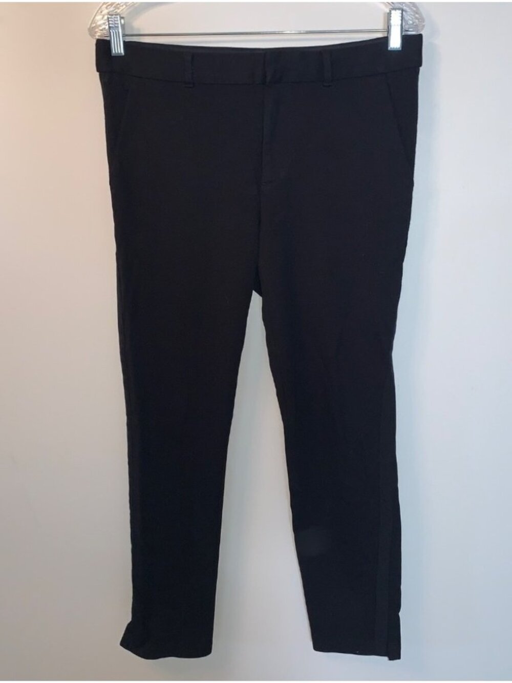 Madewell Black Trousers Side Detail Stripe 6